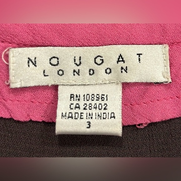 Nougat London empire waist sleeveless floral mini dresss size 3 us (8) - Picture 6 of 13